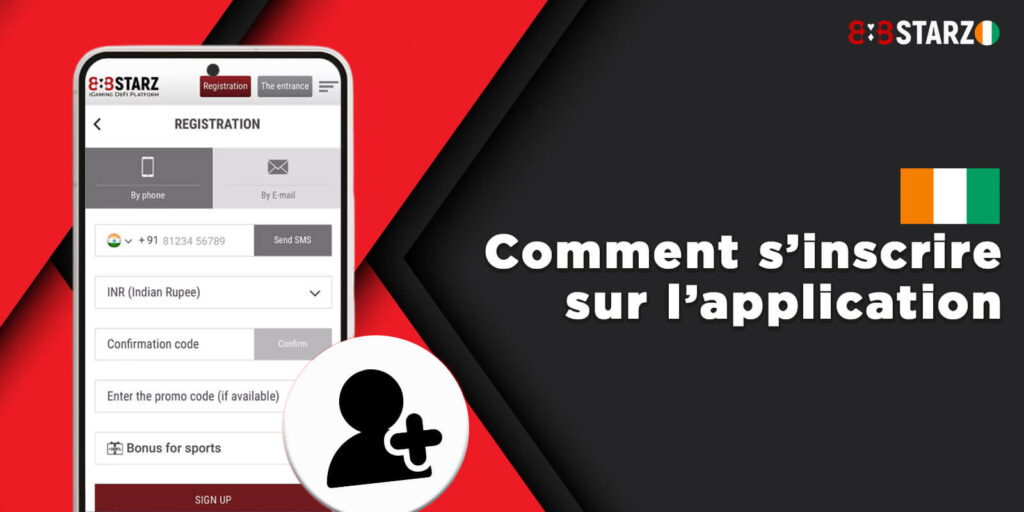 Comment s’inscrire sur l’application